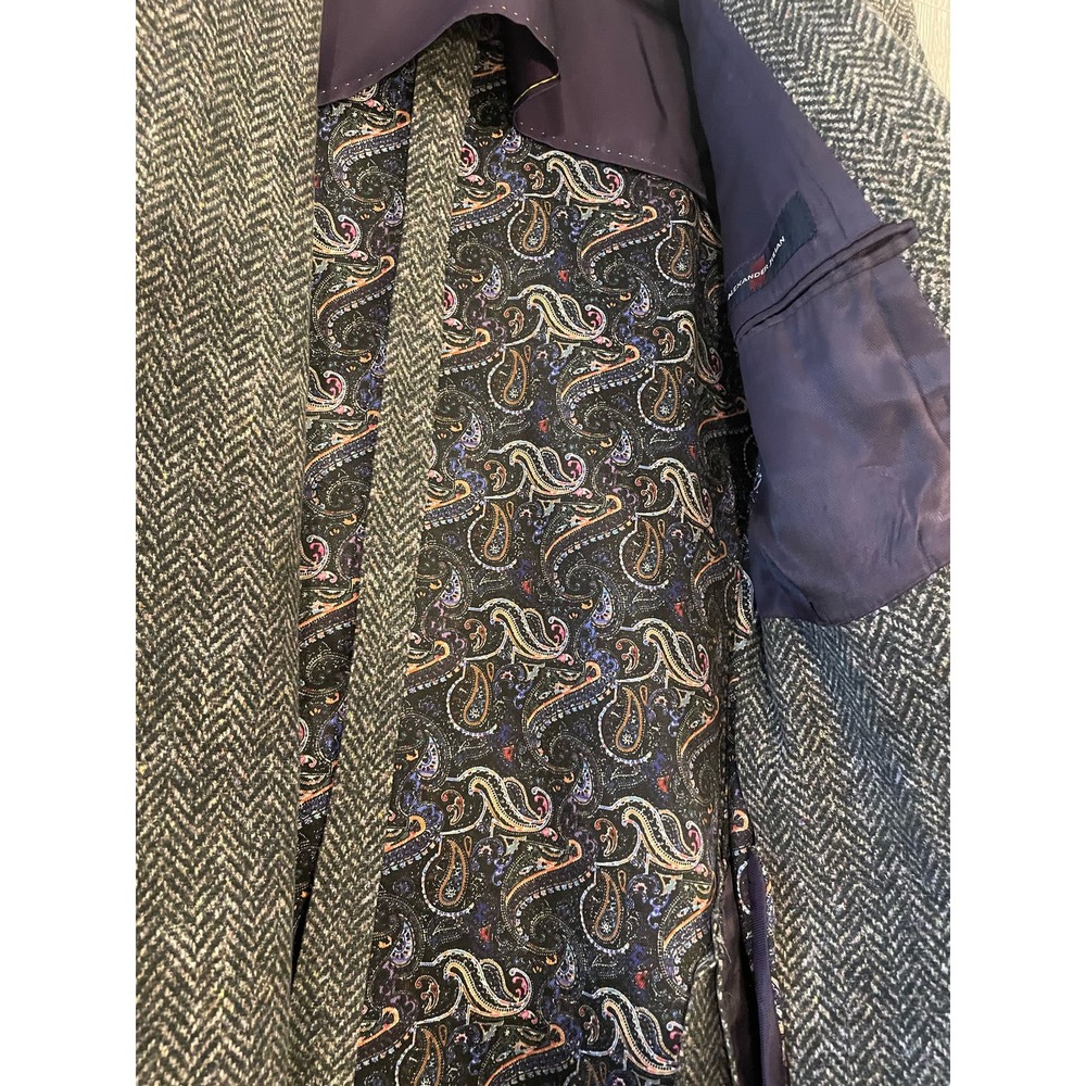 Alexander Julian - The “Tweed” herring bone sport coat / 46R - Picture 5 of 13